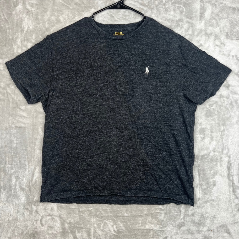Polo Ralph Lauren Mens‎ Gray Classic Fit Short Sleeve T-Shirt
